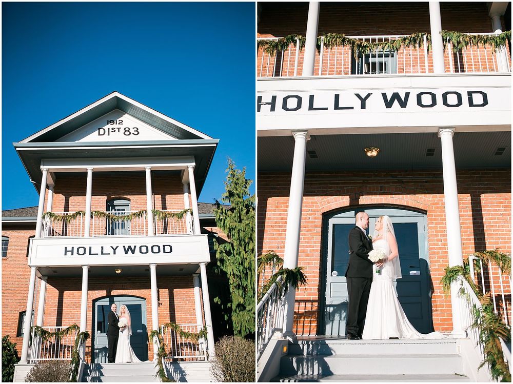 Hollywood Schoolhouse Winter Wedding | Rick & Kristine