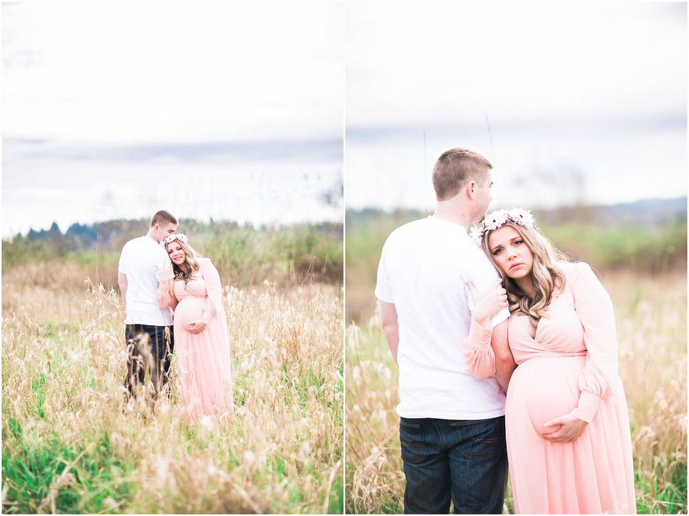 A Blush Pink Snohomish Maternity Session