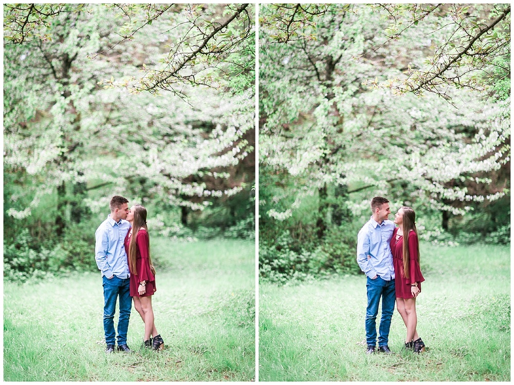 A Cloudy Spring Engagement at the Washington Park Arboretum