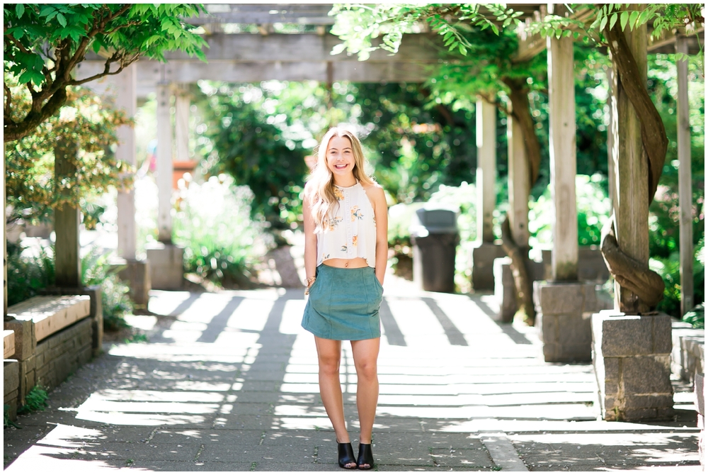 A Senior Portrait Session at the Washington Park Arboretum