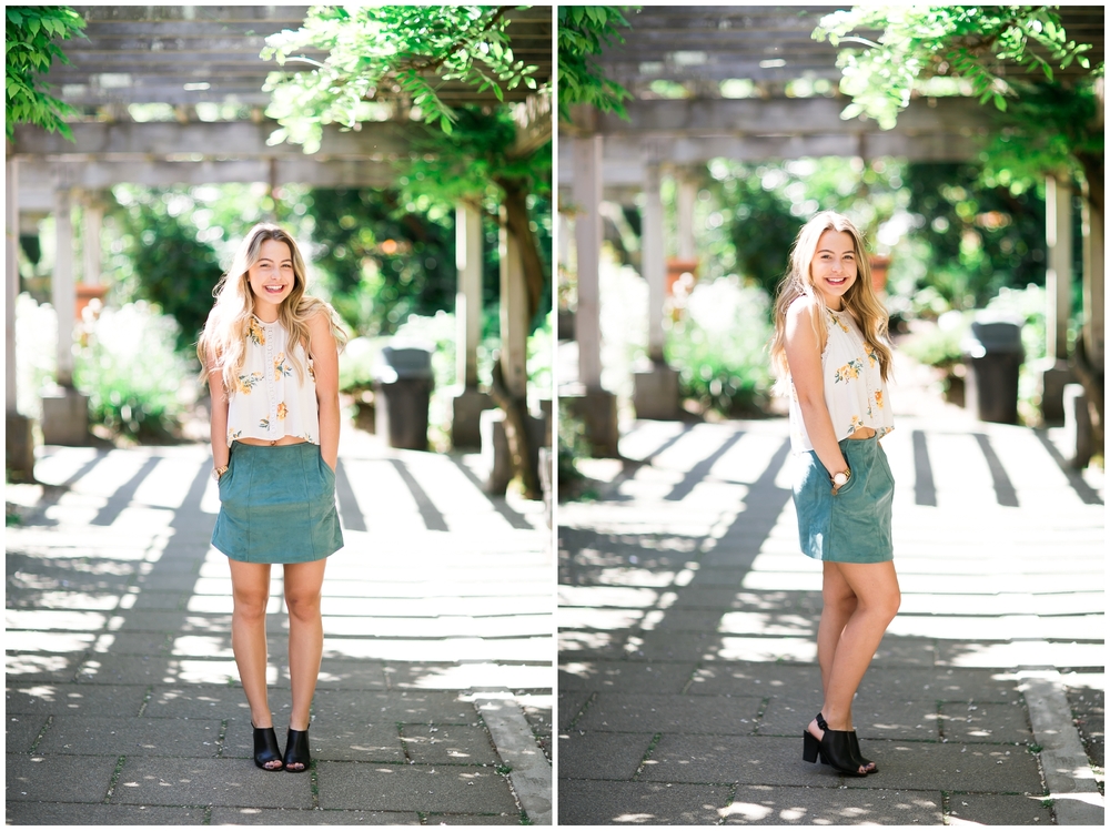 A Senior Portrait Session at the Washington Park Arboretum