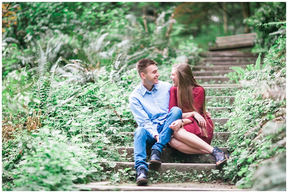 A Cloudy Spring Engagement at the Washington Park Arboretum