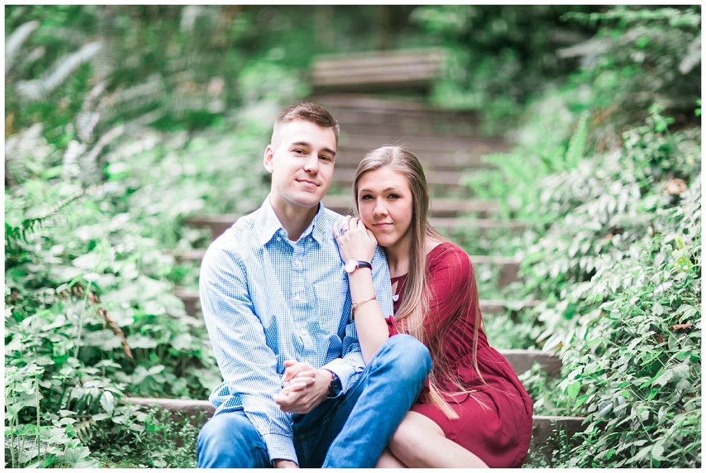 A Cloudy Spring Engagement at the Washington Park Arboretum