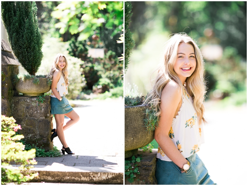 A Senior Portrait Session at the Washington Park Arboretum