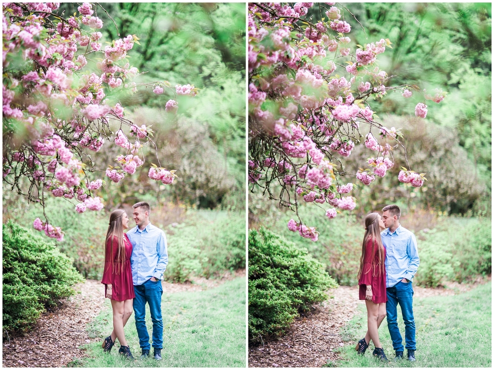 A Cloudy Spring Engagement at the Washington Park Arboretum