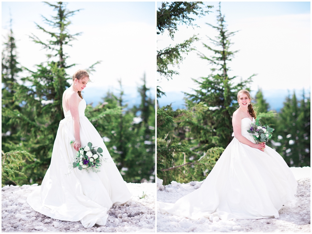 A Snowy Spring Wedding on Mt. Hood