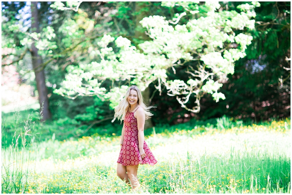 A Senior Portrait Session at the Washington Park Arboretum
