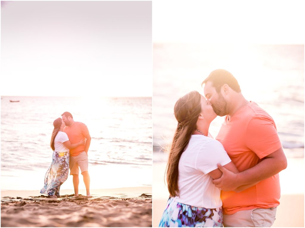 A Hawaii Sunset Newlywed Session