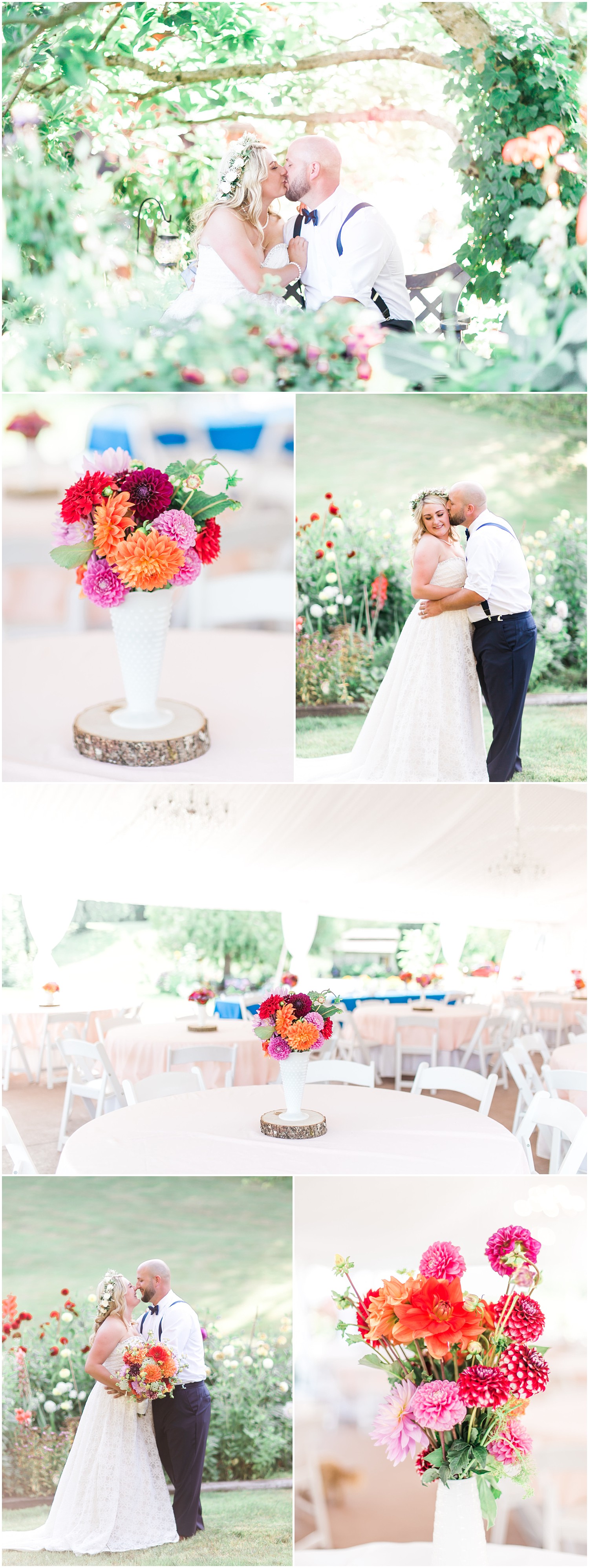 A Colorful Wildflower Wedding at Wild Rose Weddings
