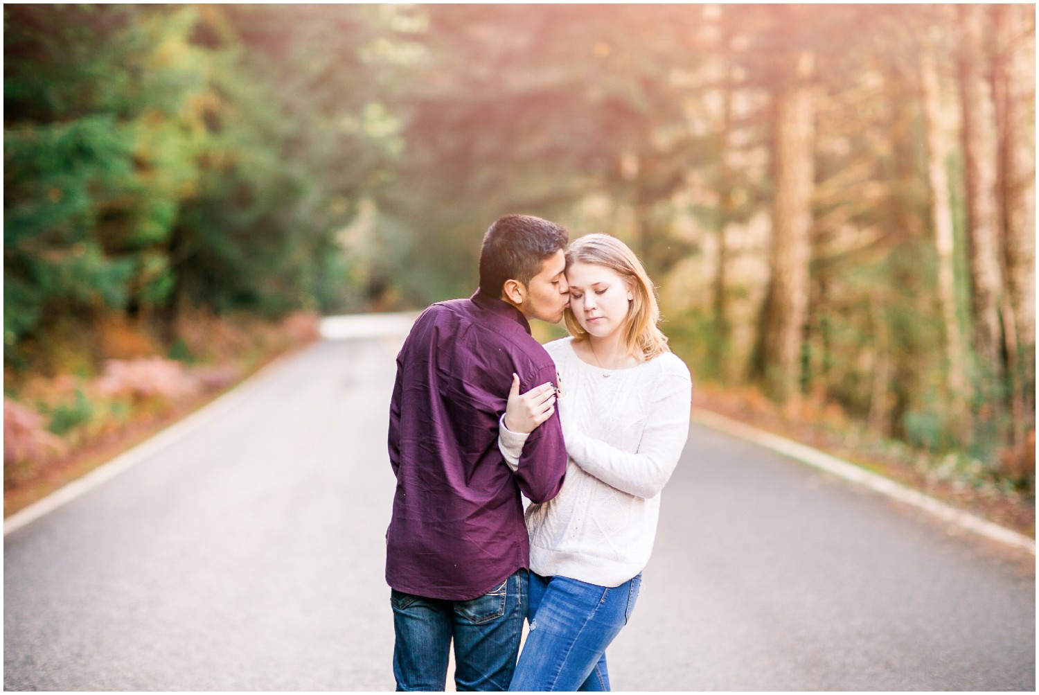 A Sunset Anniversary Session in the North Cascade Mountains