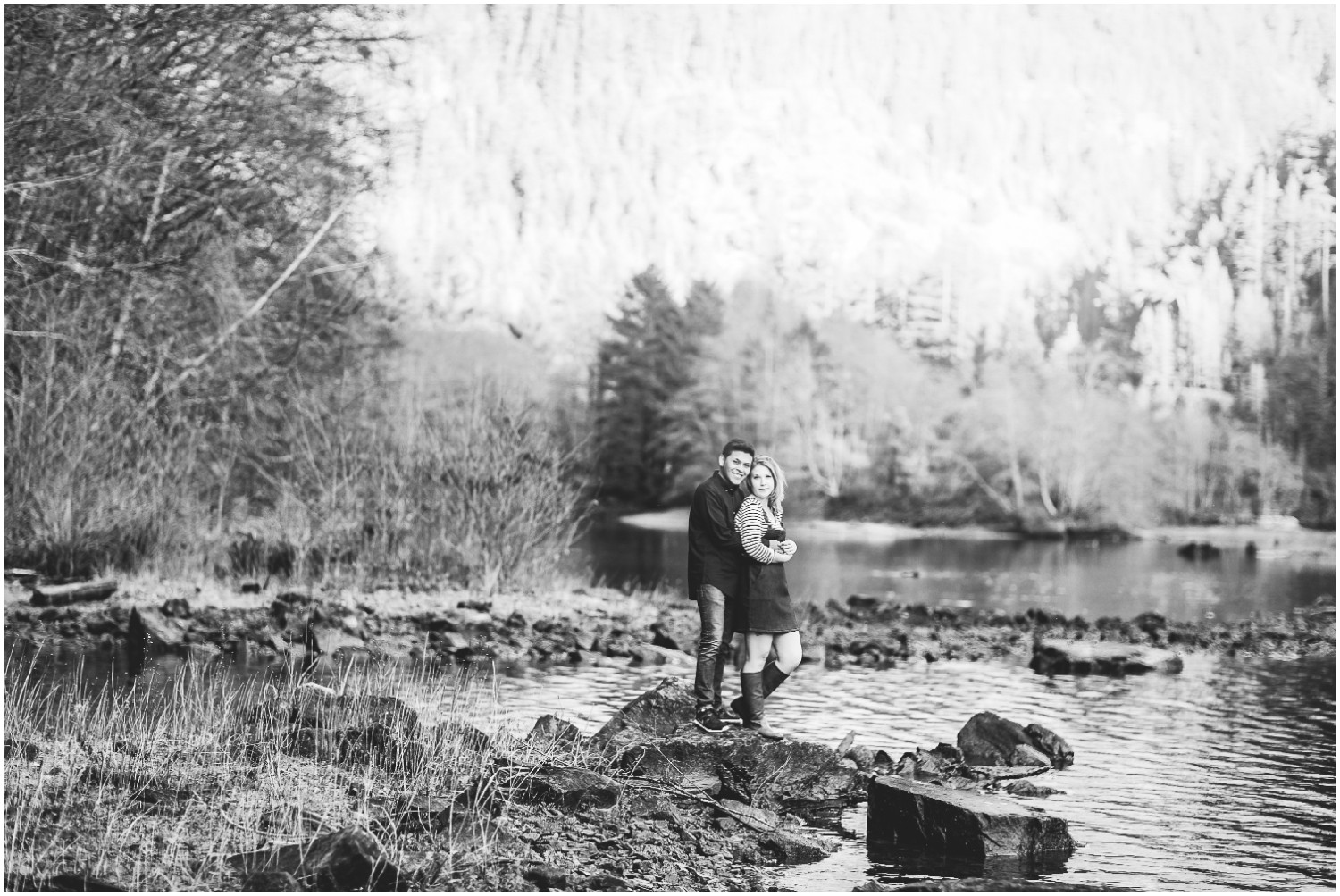 A Sunset Anniversary Session in the North Cascade Mountains