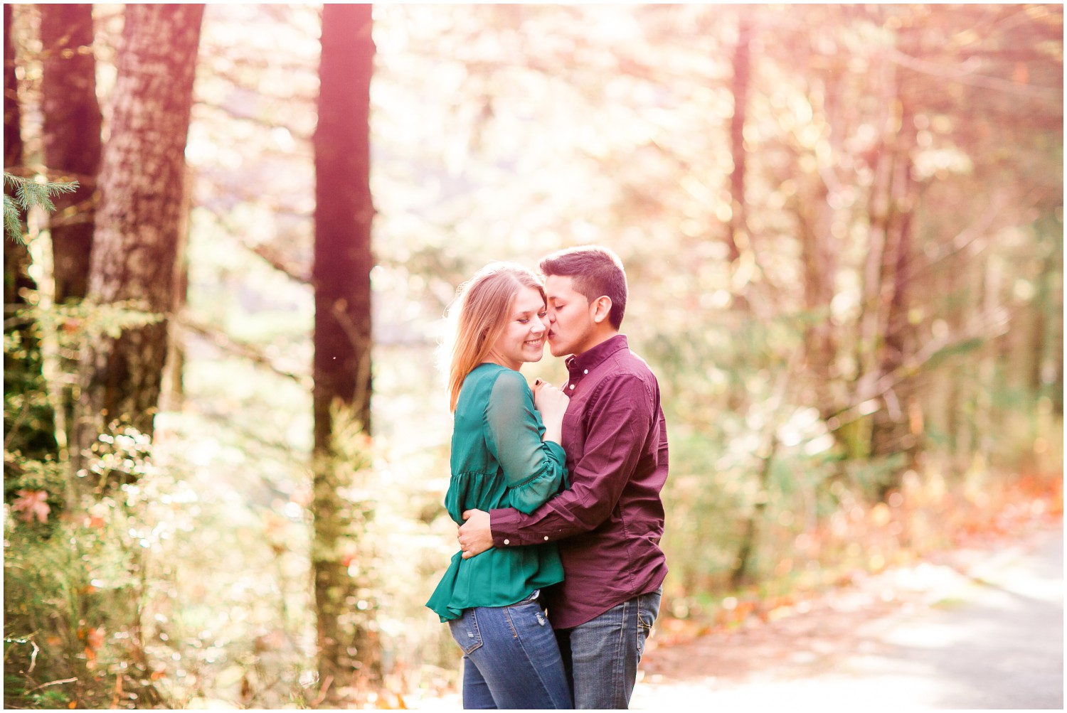 A Sunset Anniversary Session in the North Cascade Mountains