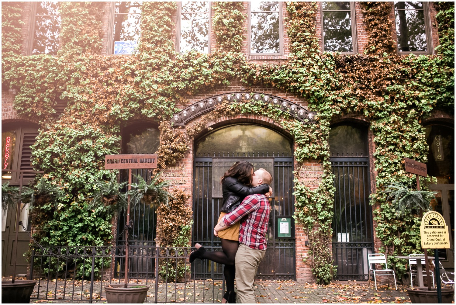 A Magical Rainy Engagement Session in Downtown Seattle