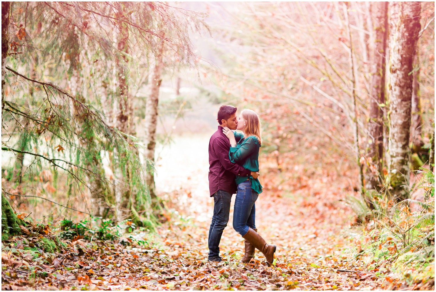 A Sunset Anniversary Session in the North Cascade Mountains