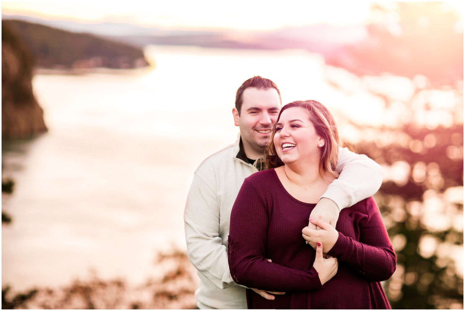 A Sunrise Engagement Session at Deception Pass Bridge