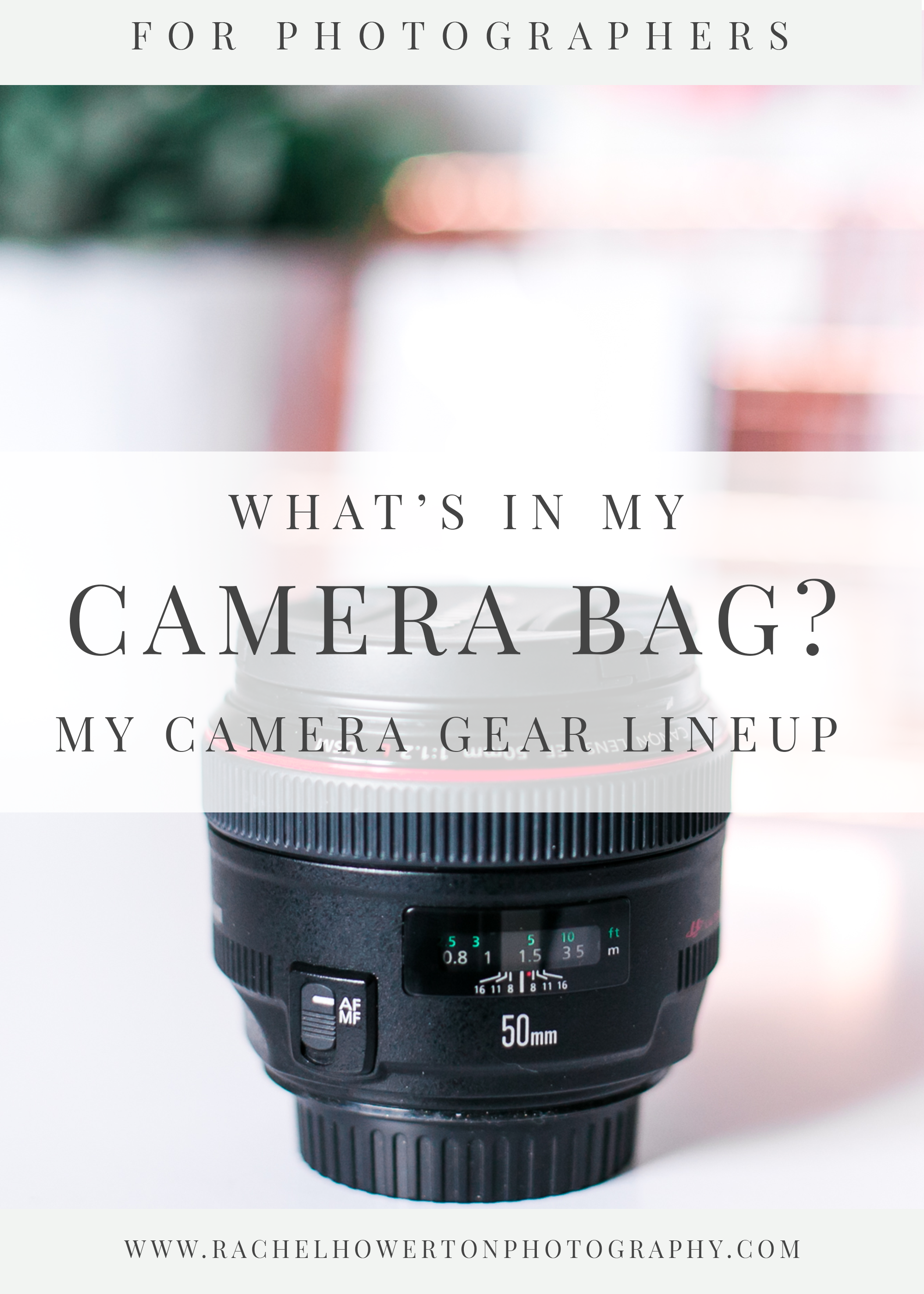What's in My Bag? My Camera Gear Lineup!