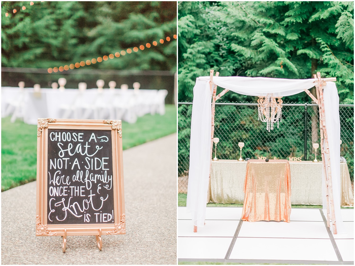 Intimate Evening Backyard Wedding | Shawn & Lindsey