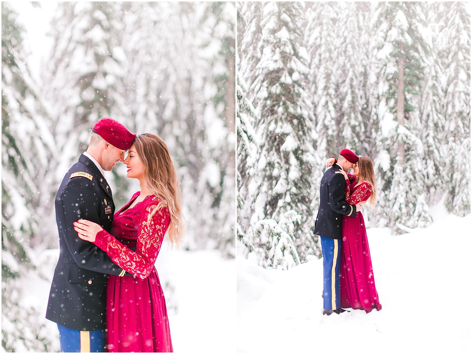 Snowy Alpental Engagement | Jake & Allysa