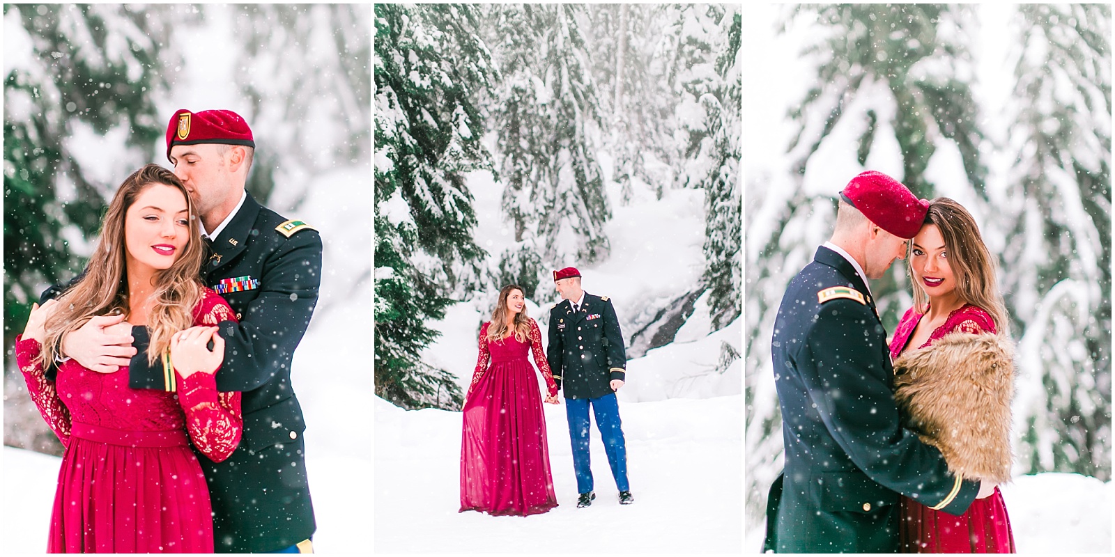 Snowy Alpental Engagement | Jake & Allysa