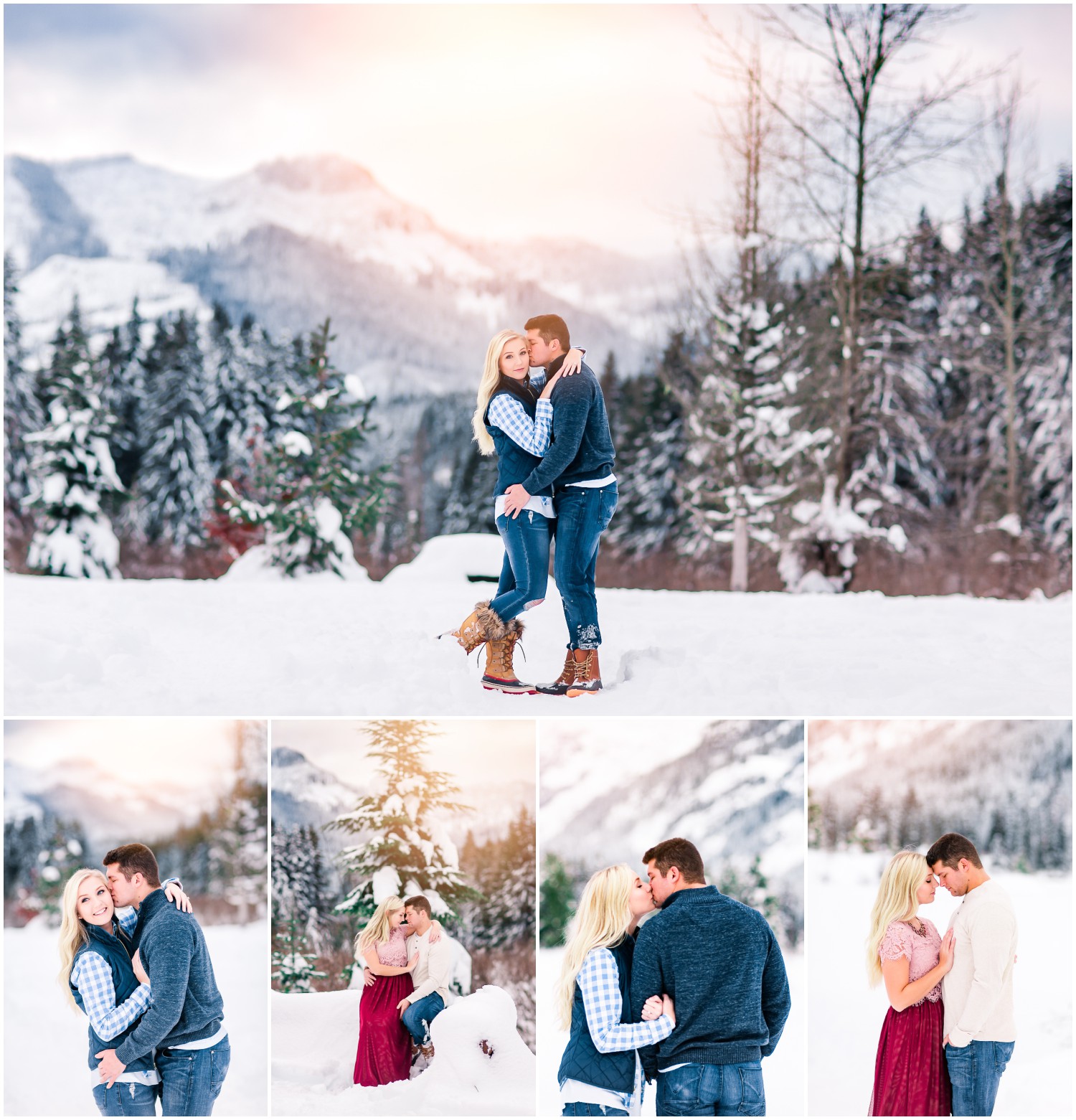 Seattle Wedding Photographer Photographs Engagement at Gold Creek Pond (1)