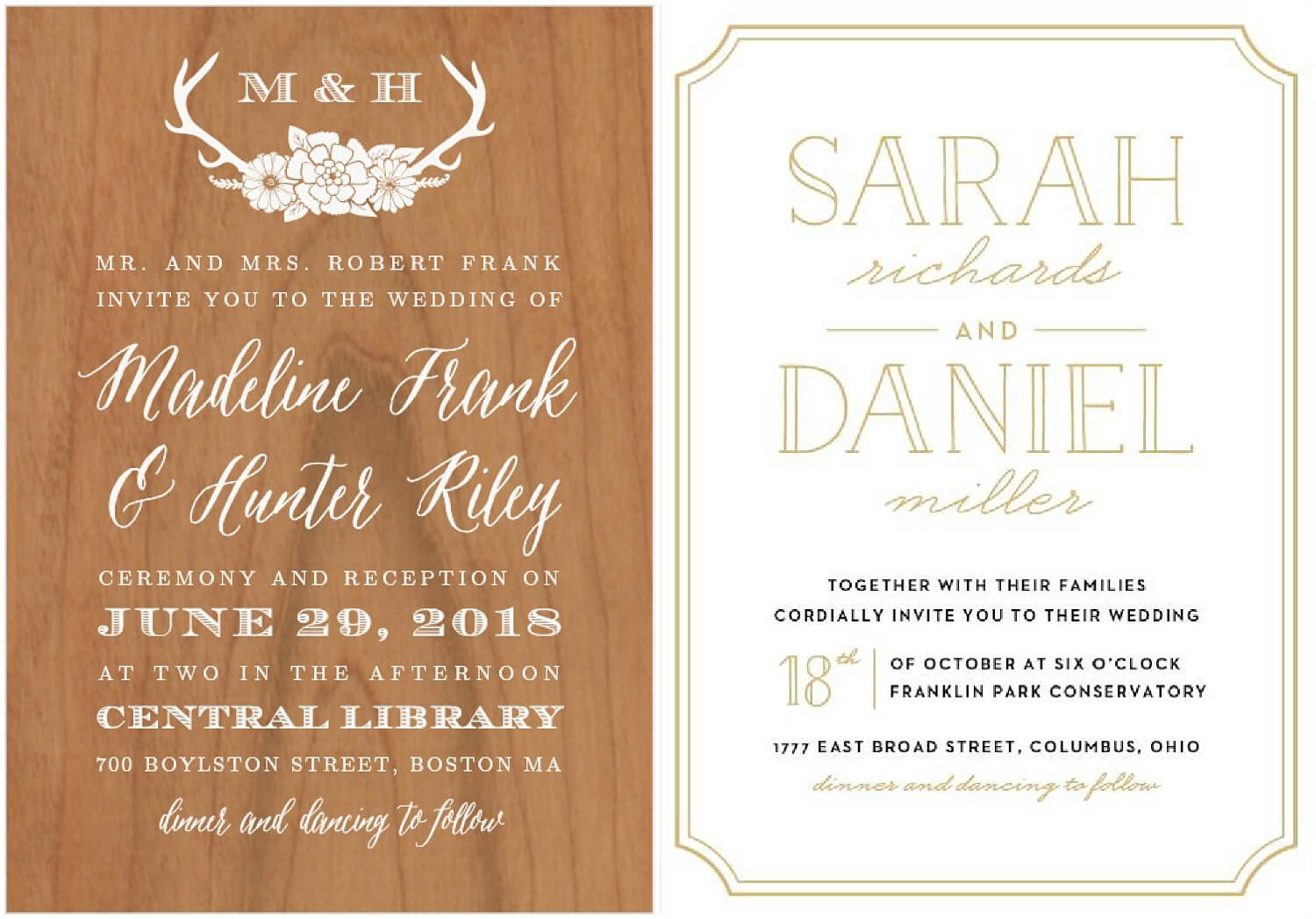 Basic Invite | Swoonworthy Stationery for Your Rustic Wedding