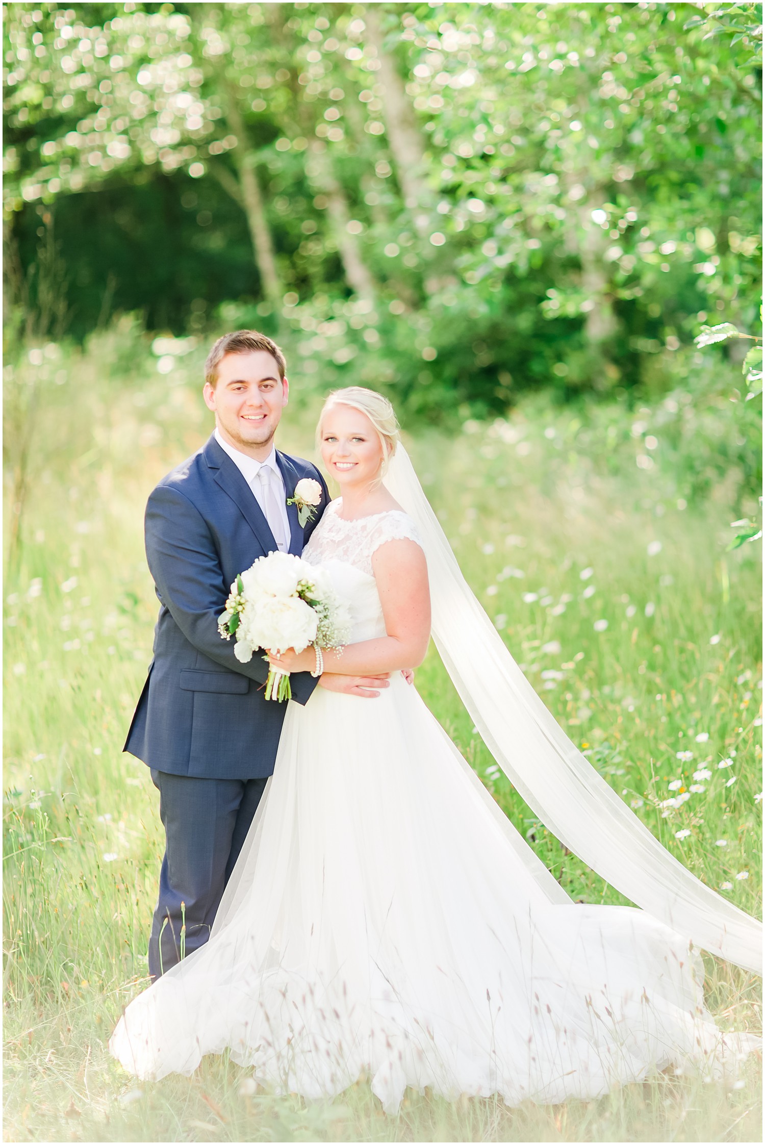 Dusty Blue Backyard Wedding | Daniel & Mackenzie