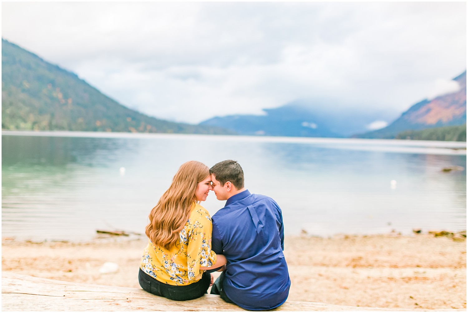 Autumn Lake Wenatchee Engagement Session | Jacob & Madeline