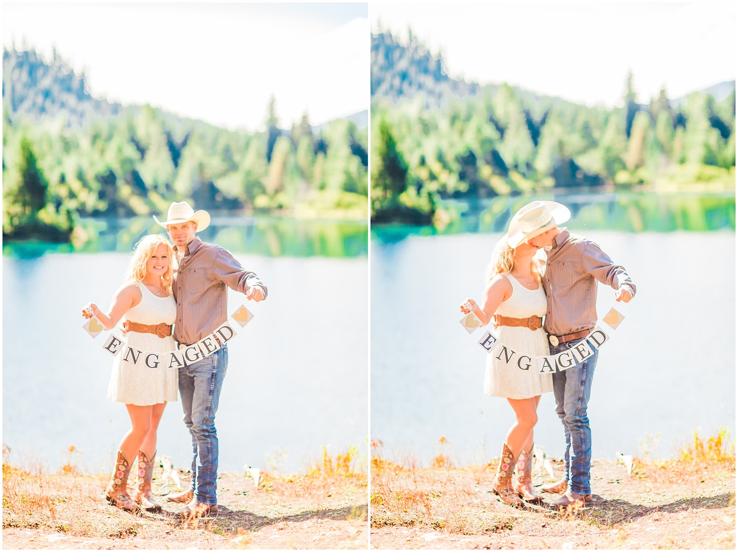 Gold Creek Pond Engagement | Cody & Natalie