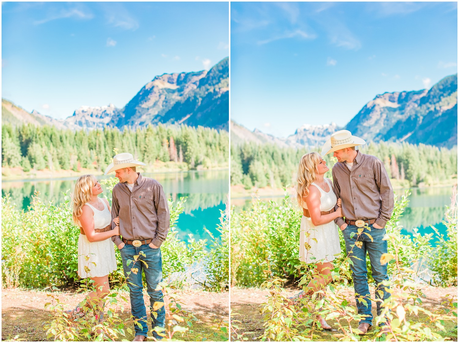 Gold Creek Pond Engagement | Cody & Natalie