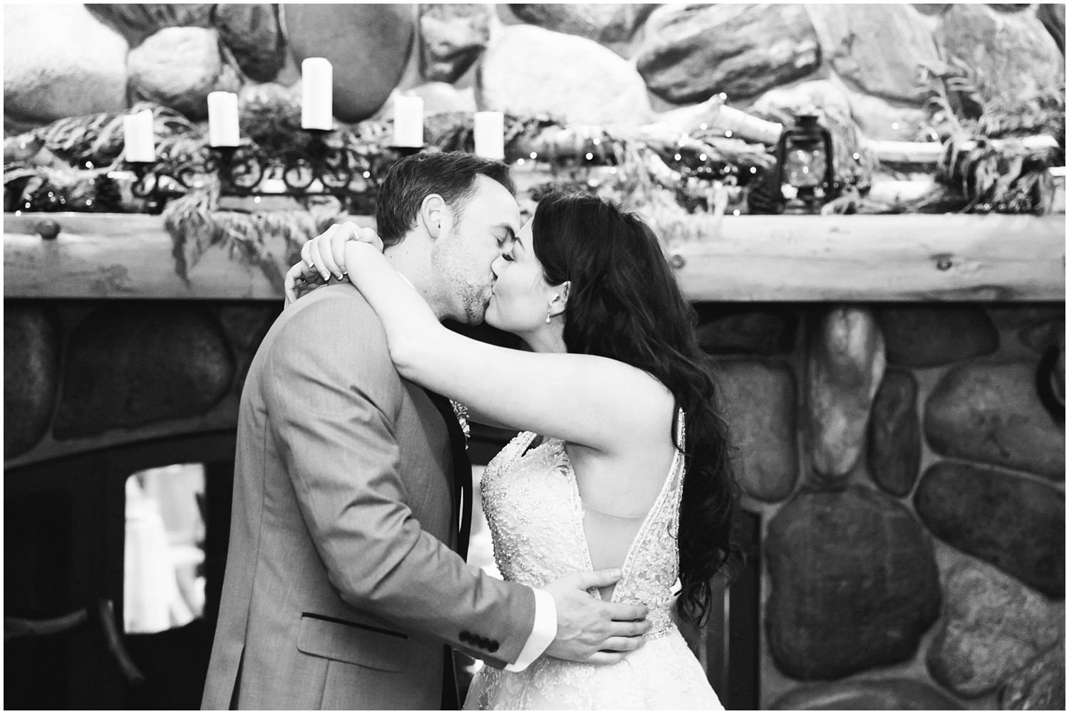 Winter Mountain Springs Lodge Wedding | Jake & Allysa