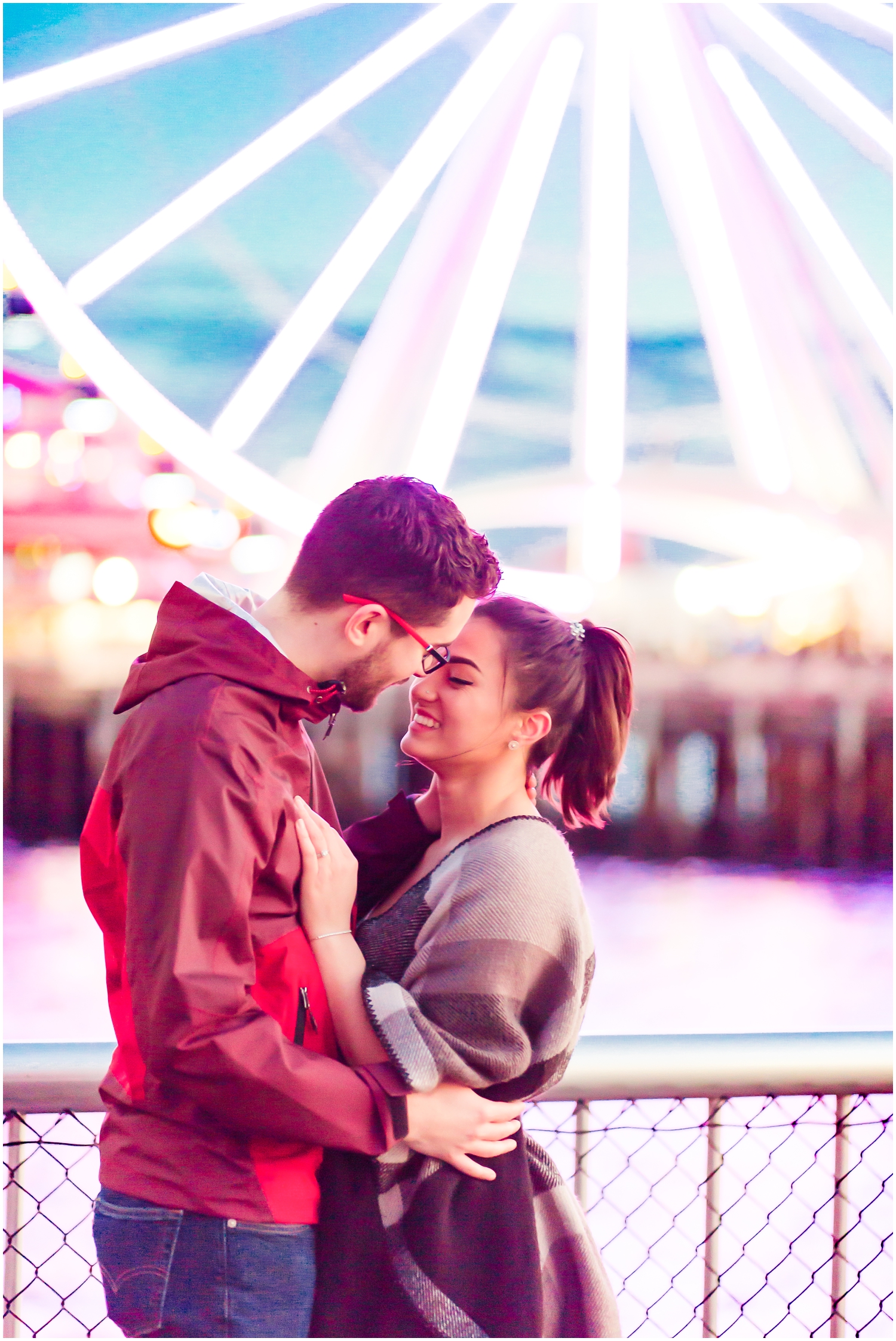 Sunset Downtown Seattle Waterfront Anniversary Session | Stephan & Ale