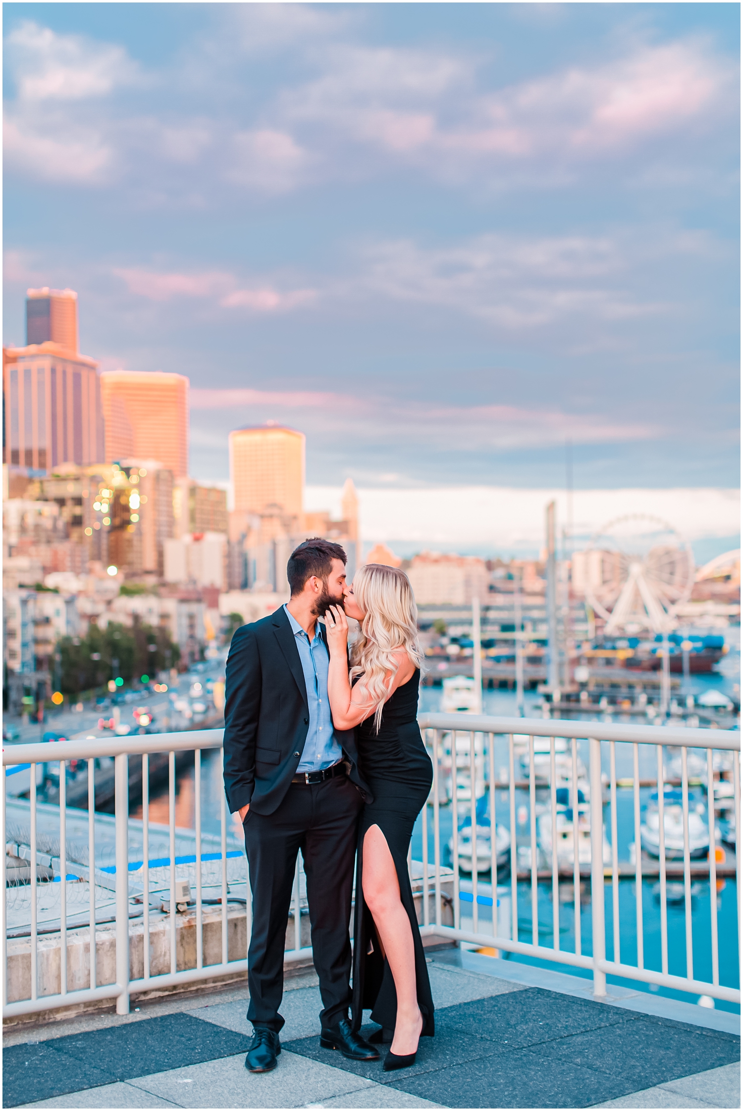 Downtown Seattle Waterfront Anniversary | Ryan & Robin
