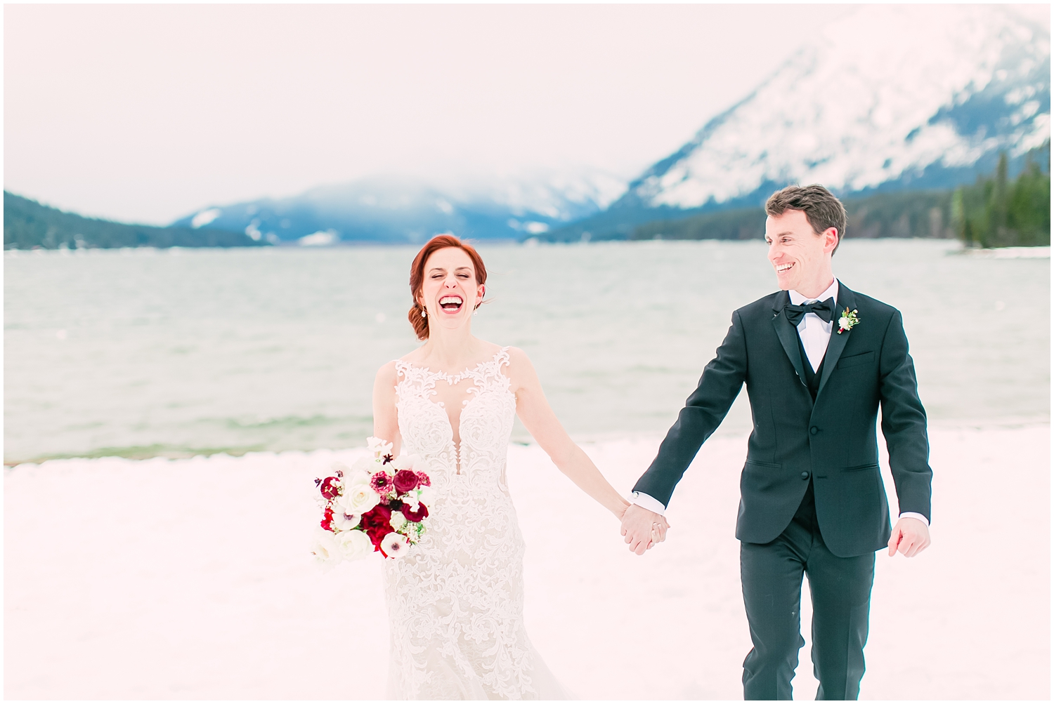 Winter Mountain Springs Lodge Wedding | Matt & Annie