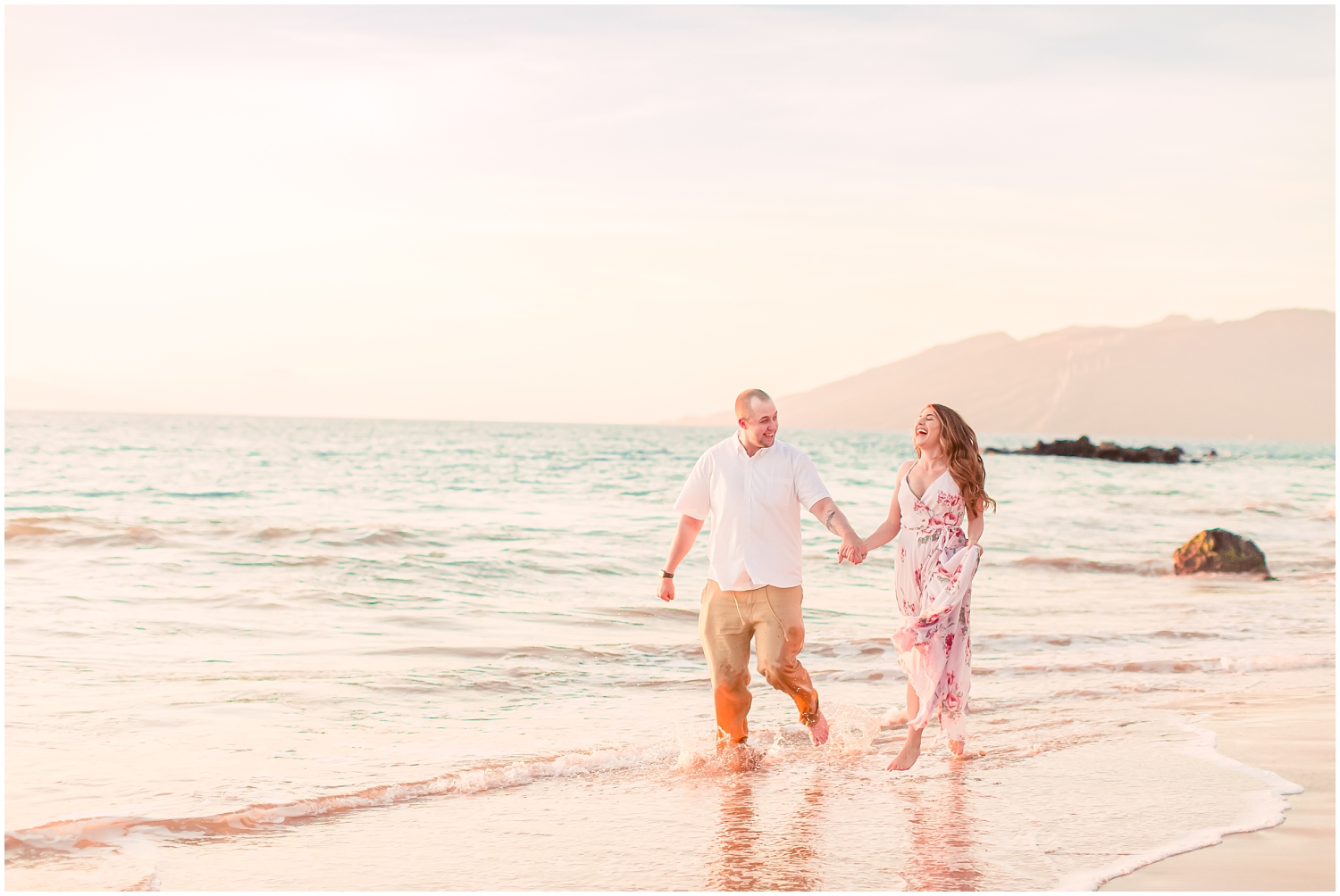 Sunset Maui Beach Anniversary | Tanner & Cinzia
