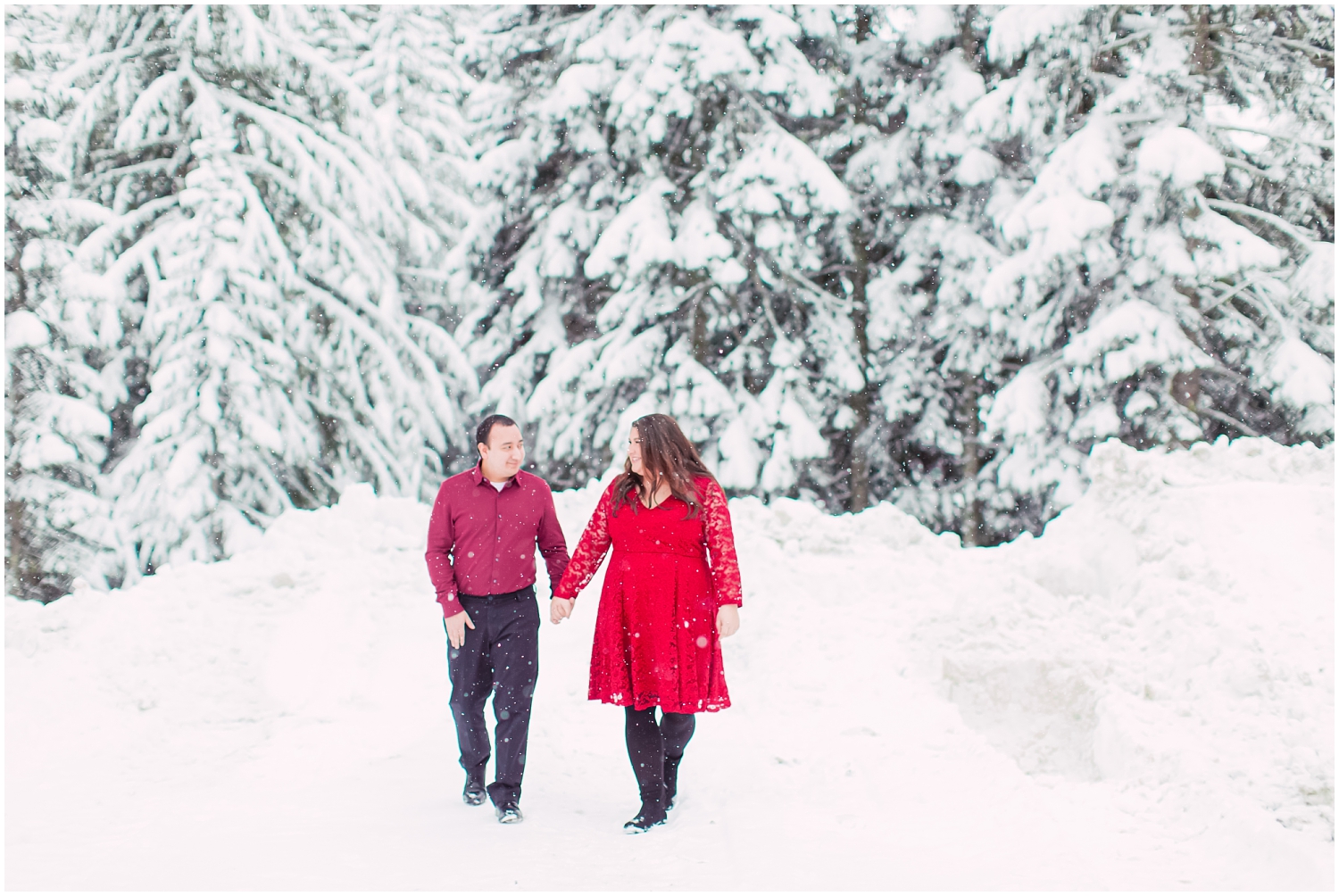 Winter Alpental Engagement | Teo & Brittany
