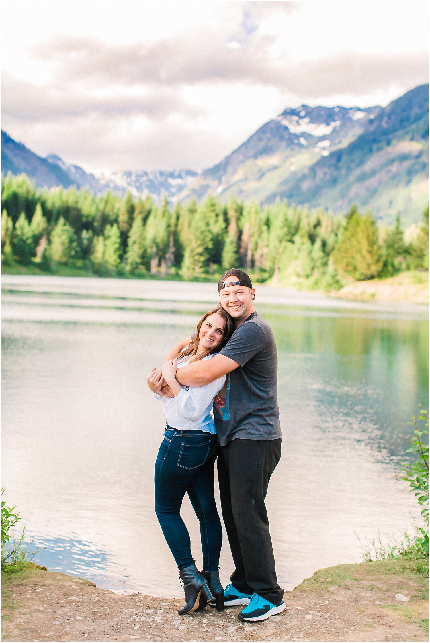 Gold Creek Pond Engagement | Jake & Lexi
