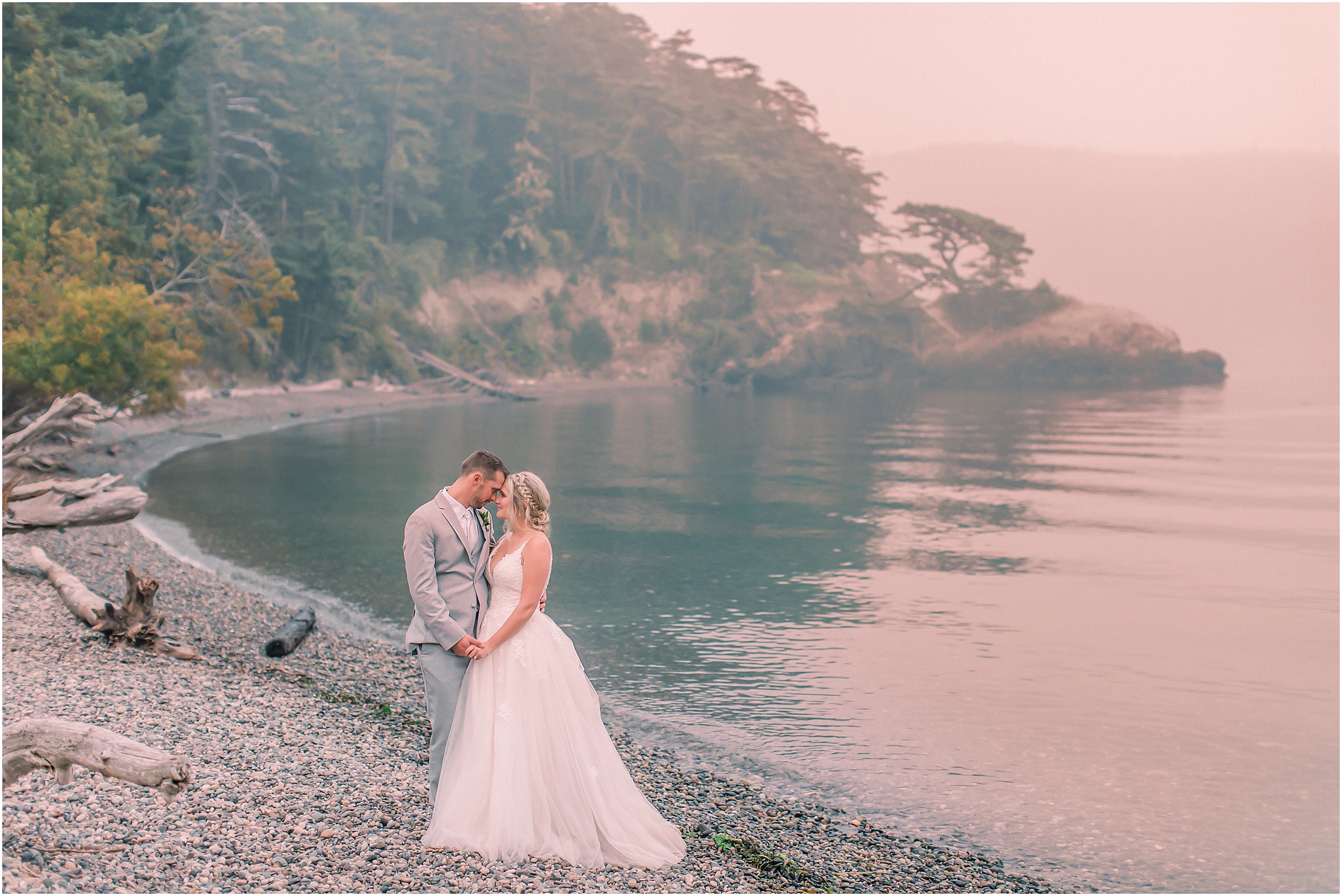 Rosario Beach Intimate Wedding | Joey & Alyssa