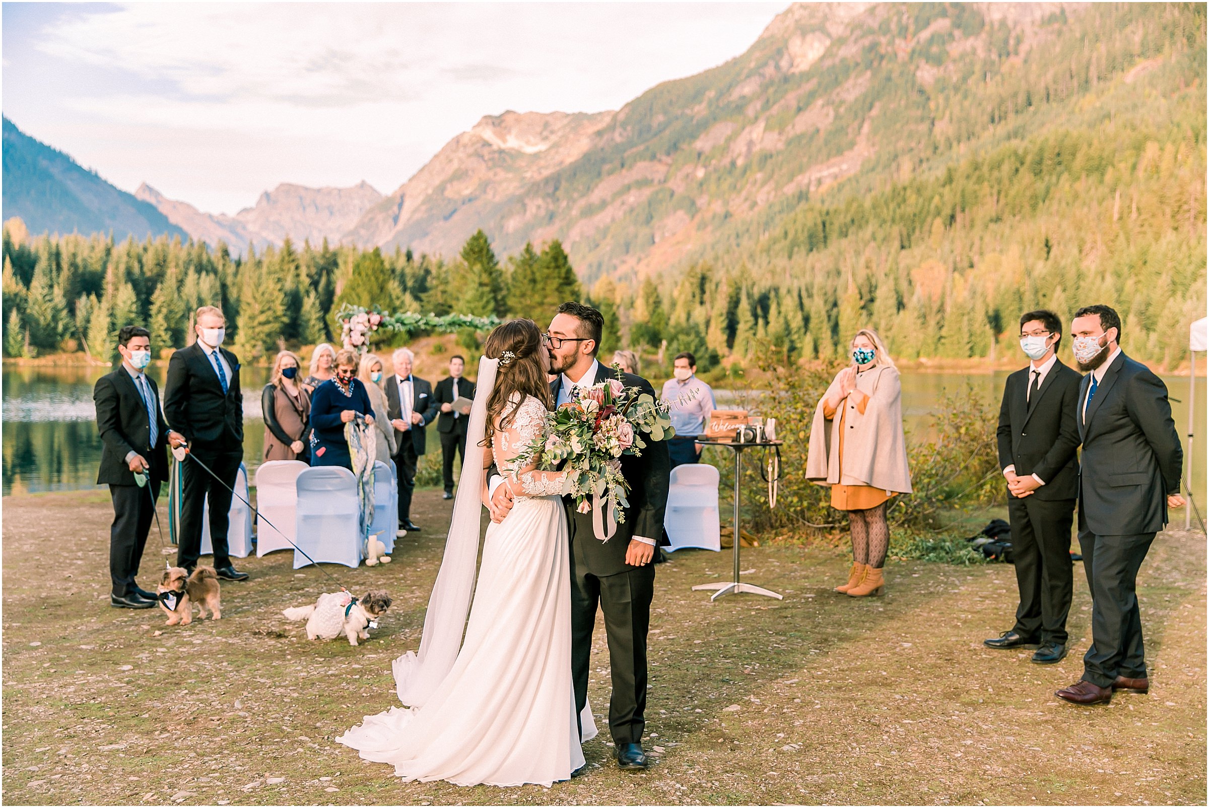 Gold Creek Pond Intimate Wedding | Sam & Makenna